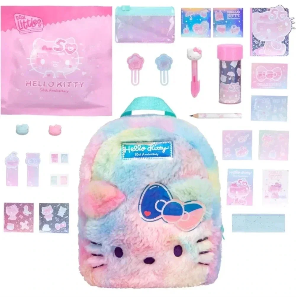 REAL LITTLES - Hello Kitty 50th Anniversary Big Backpack, Hello Kitty and Friend